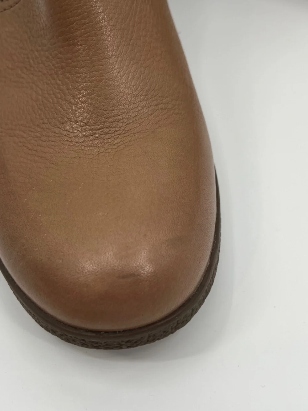 DANSKO Becki Brown Tan Leather Waterproof Booties Back Zip Sz EU 40 US 9.5-10